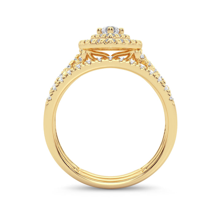 14K 1.00CT Diamond BRIDAL RING