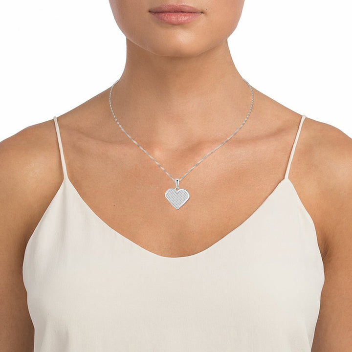 14K  1.00CT  Princes cut Dimaond Pendant