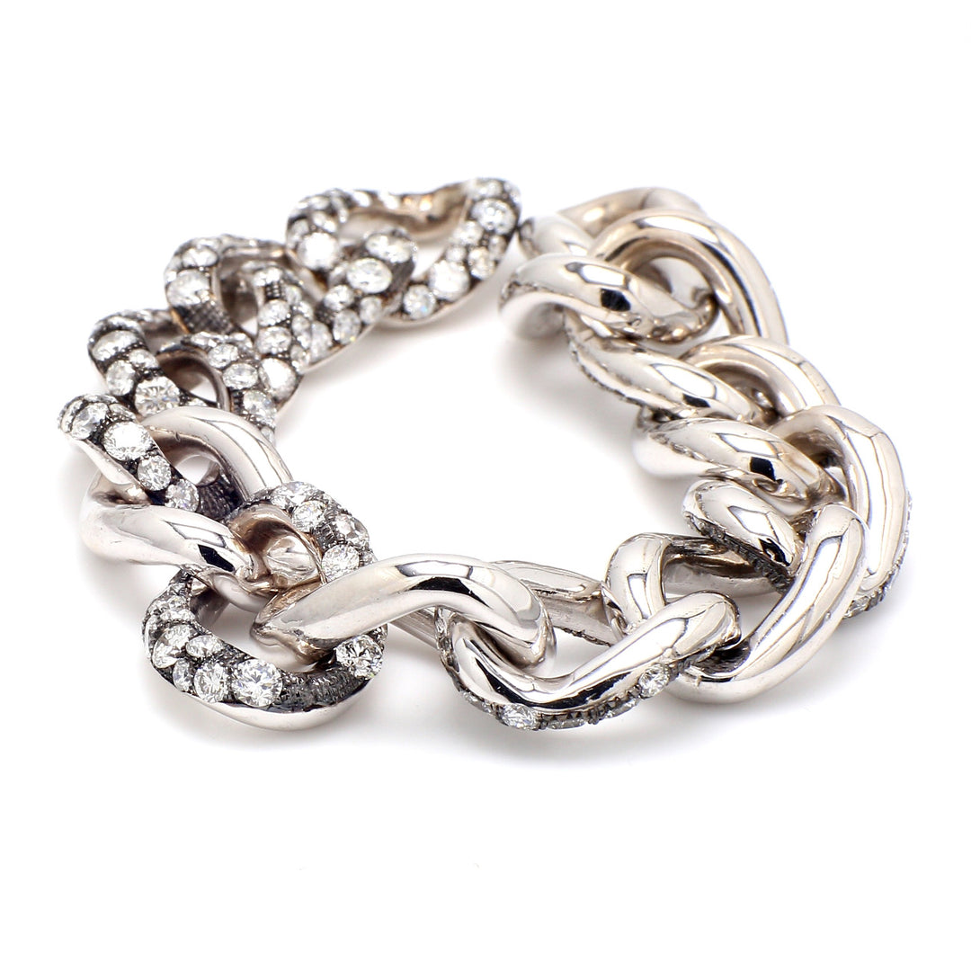 6.5"" Bracelet with prong set (180) round diamonds.  D9.13ct.t.w.