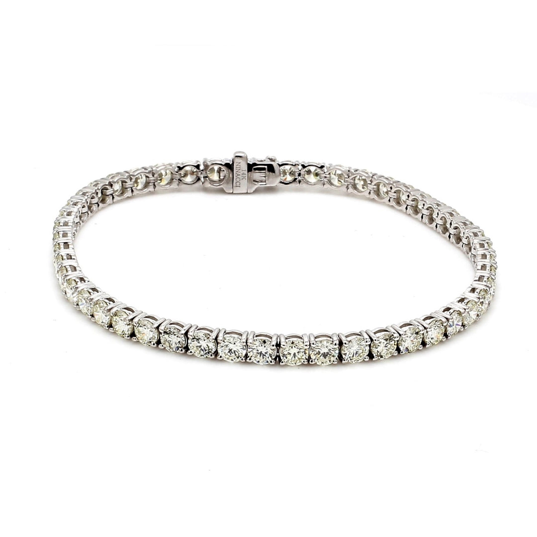 7"" Tennis bracelet with 4-prong basket set (48) round diamonds.  D7.63ct.t.w.