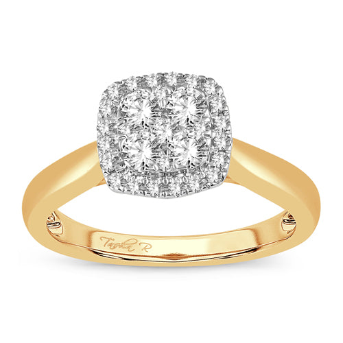 14K  0.48ct Diamond Ring