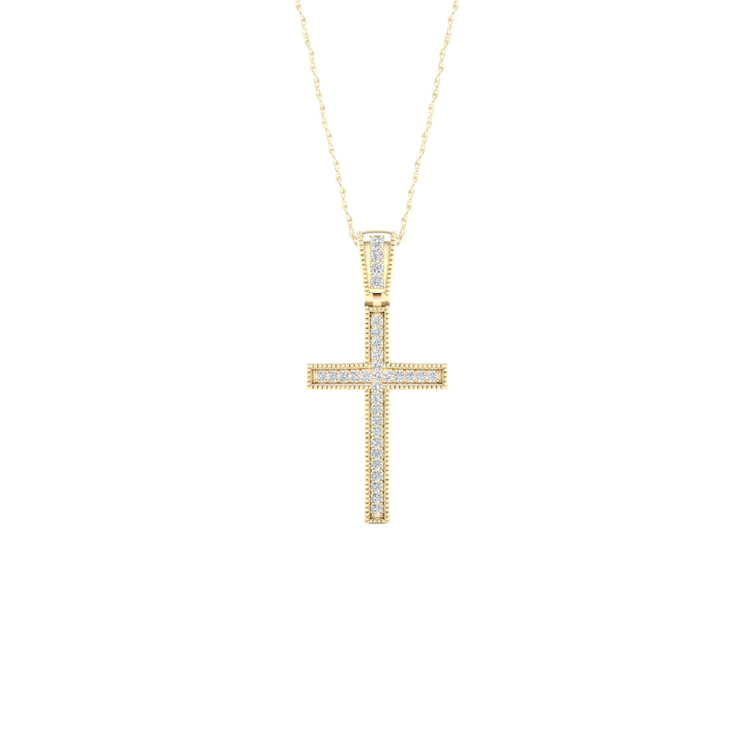10K 0.10CT Diamond Pendant