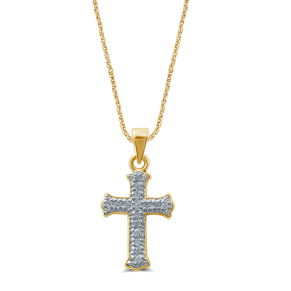 10K 0.08CT Diamond Pendant