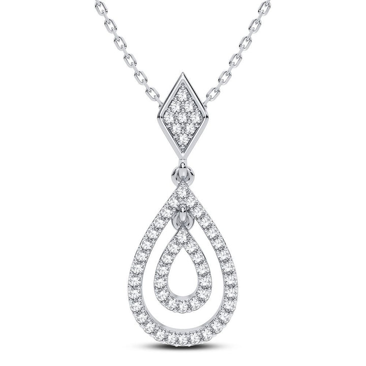 14K 0.19CT DIAMOND PENDANT