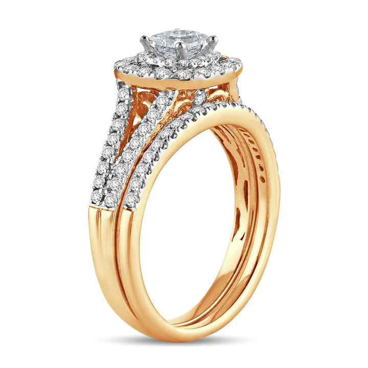 14K 1.00CT DIAMOND  BRIDAL RING