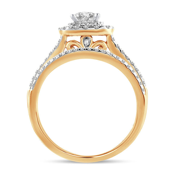 14K 1.00CT DIAMOND  BRIDAL RING