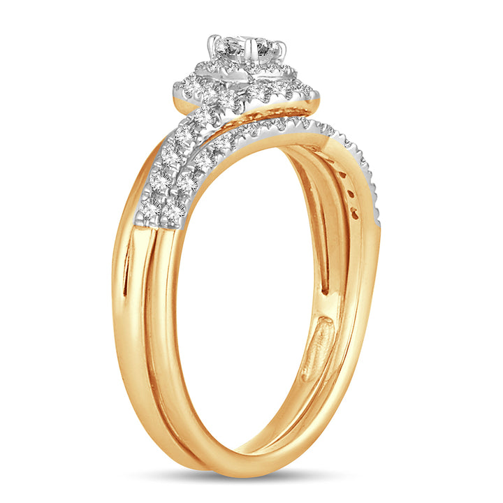 14K  0.50ct Diamond Bridal Ring