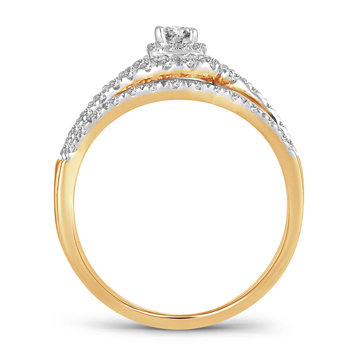 14K  0.50ct Diamond Bridal Ring