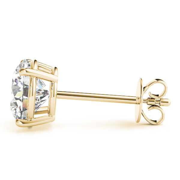 14K Yellow Gold 3/8 ct tw All Studs & Stud Mounts Diamond Earring