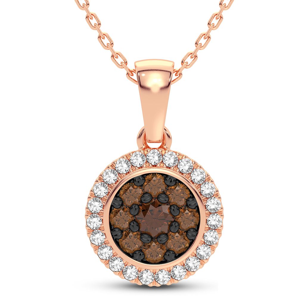 14K 0.40CT Diamond Pendant