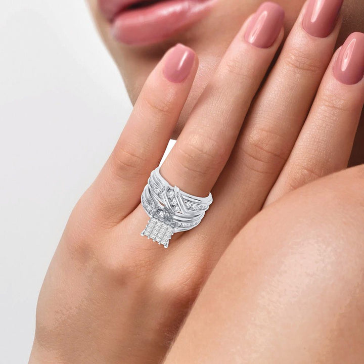 14K 2.50CT Diamond Trio Set