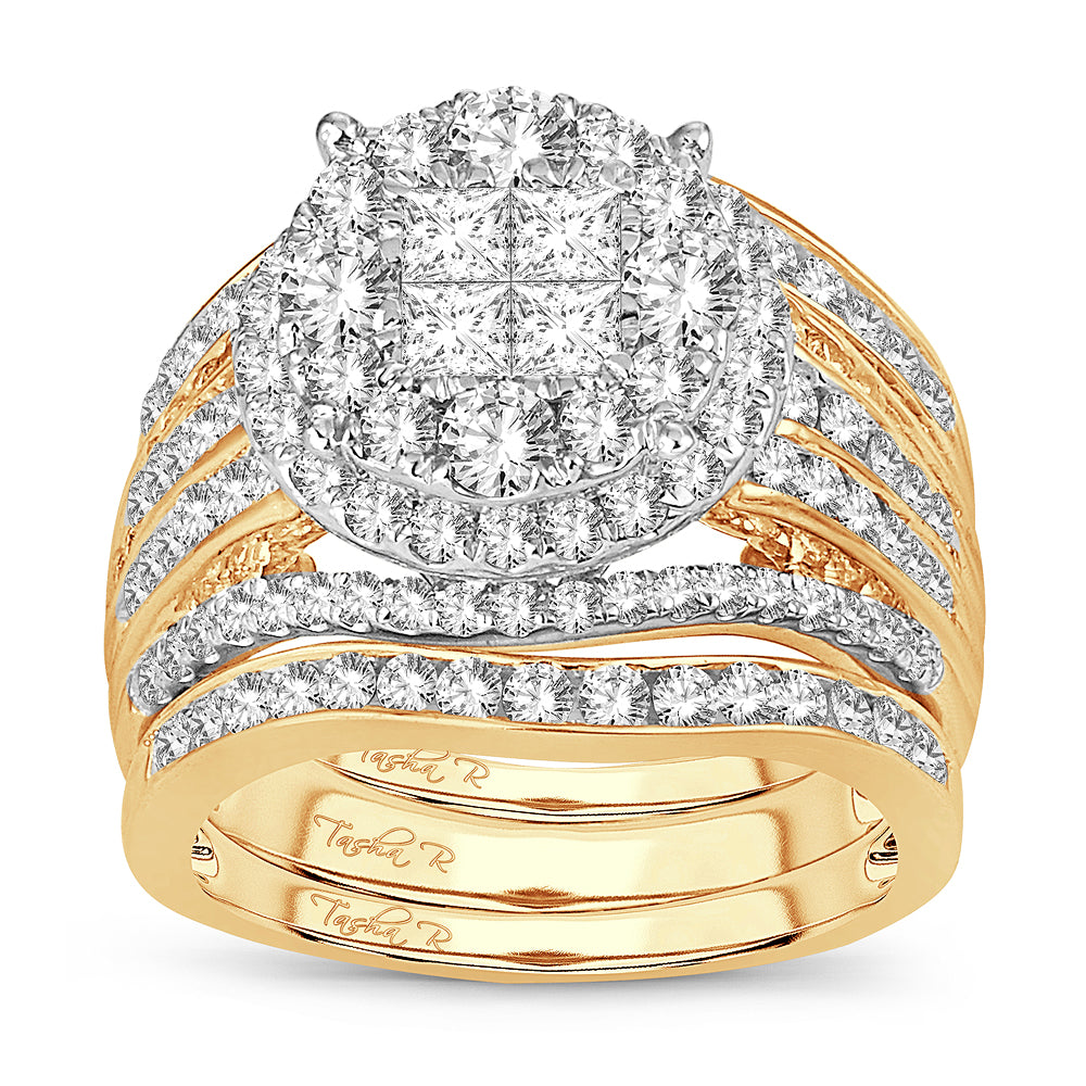 14K 2.52CT DIAMOND  BRIDAL RING