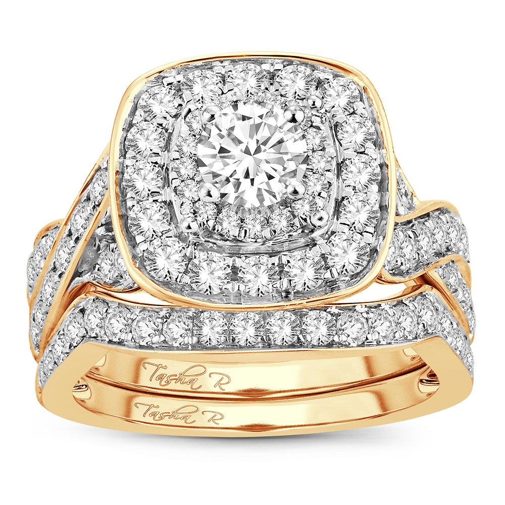 14K 2.00CT Diamond  BRIDAL RING