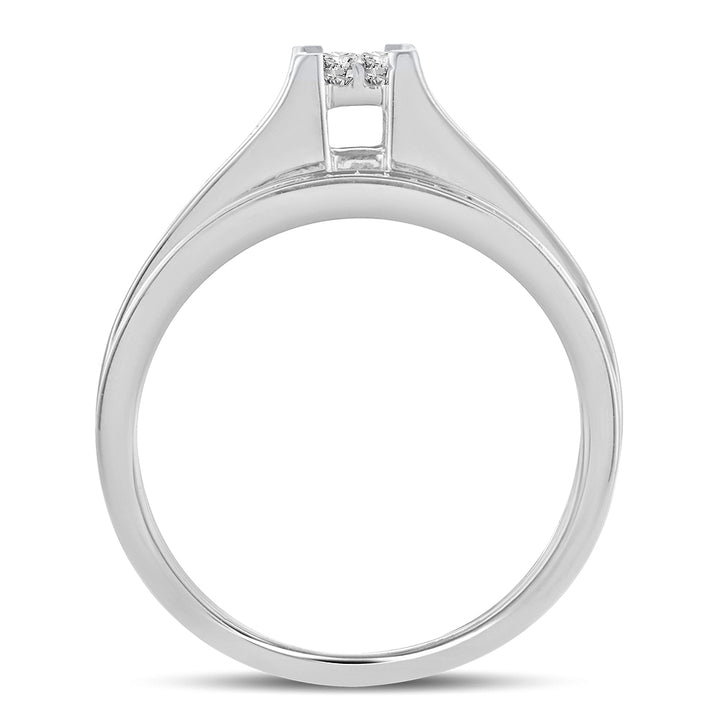 10K 0.33CT Diamond Bridal Ring