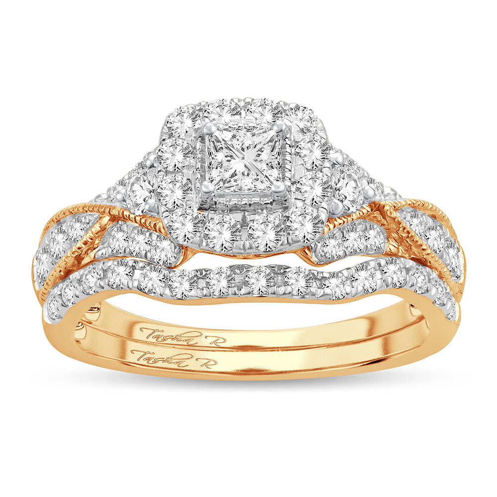 14K 1.00CT Diamond  BRIDAL RING