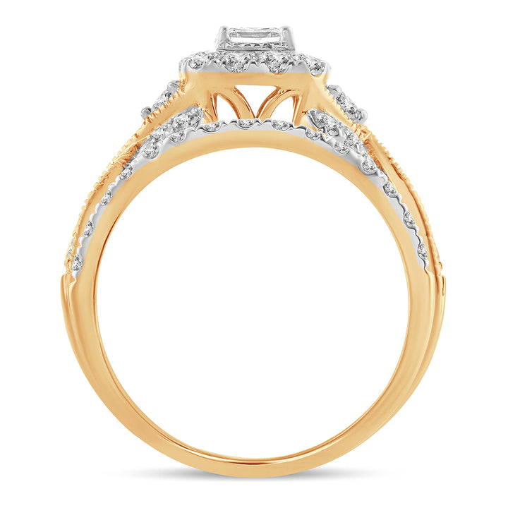 14K 1.00CT Diamond  BRIDAL RING