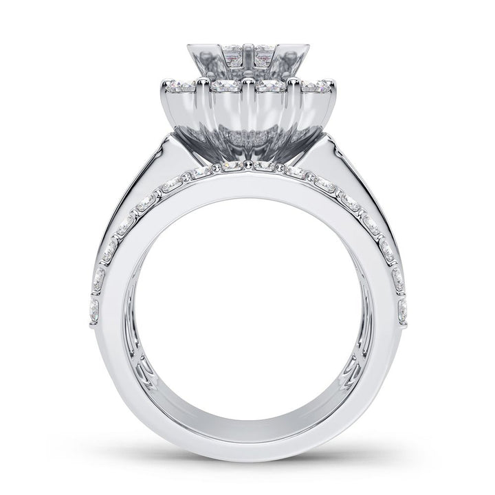 14K 4.00CT Diamond Bridal Ring