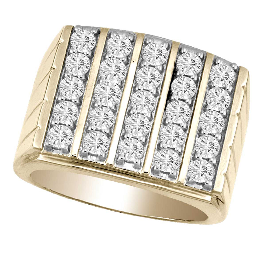 14K 2.00CT Diamond MEN&comma;S  RING