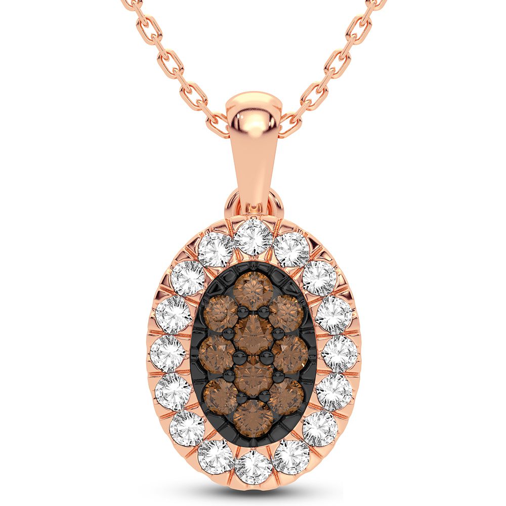 14K 0.50CT Diamond Pendant