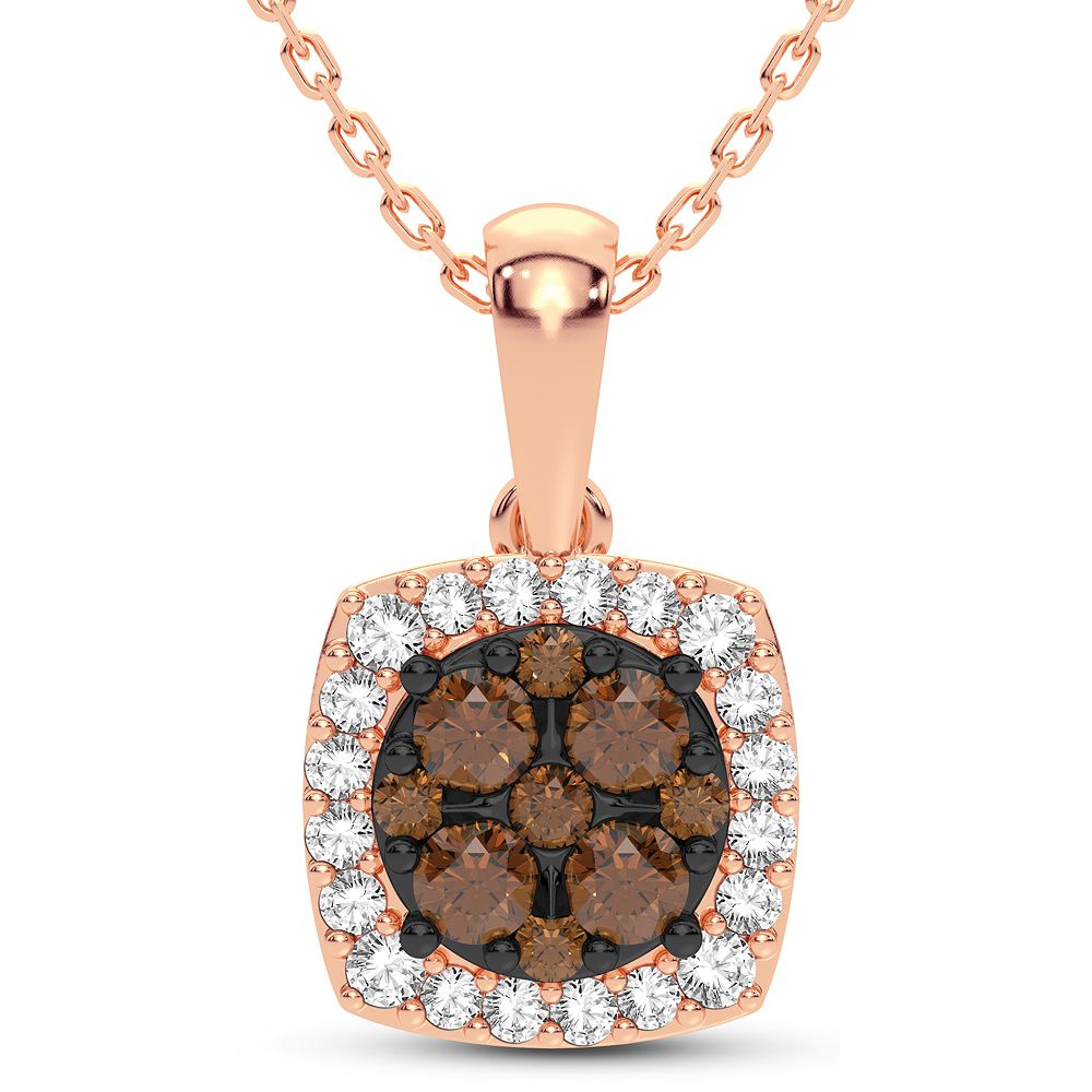 14K 0.52CT Diamond Pendant