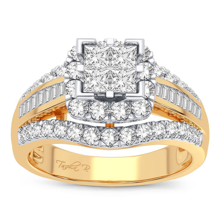 14K 0.90CT Diamond Ring