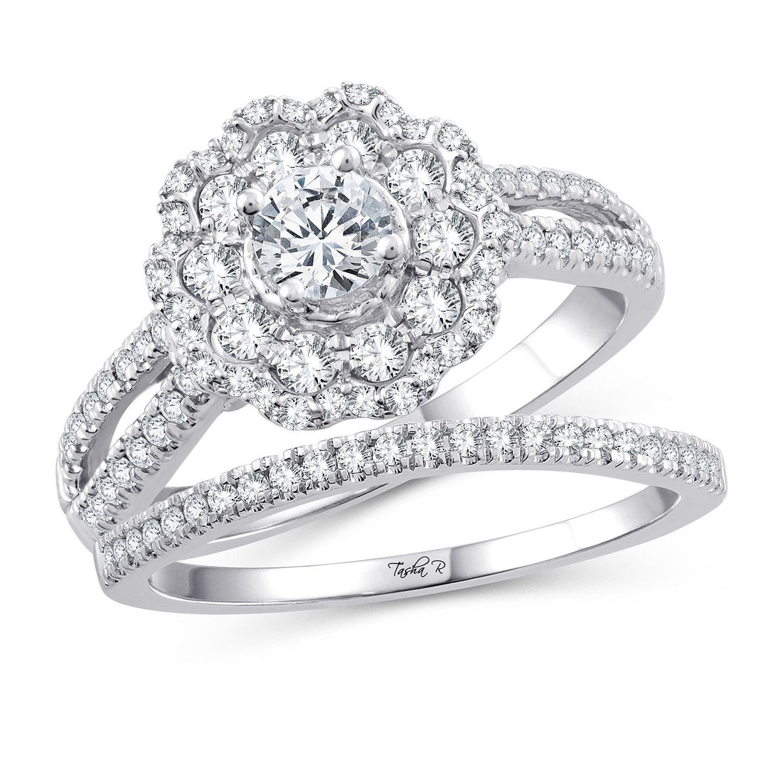 14K 1.00CT Diamond BRIDAL RING