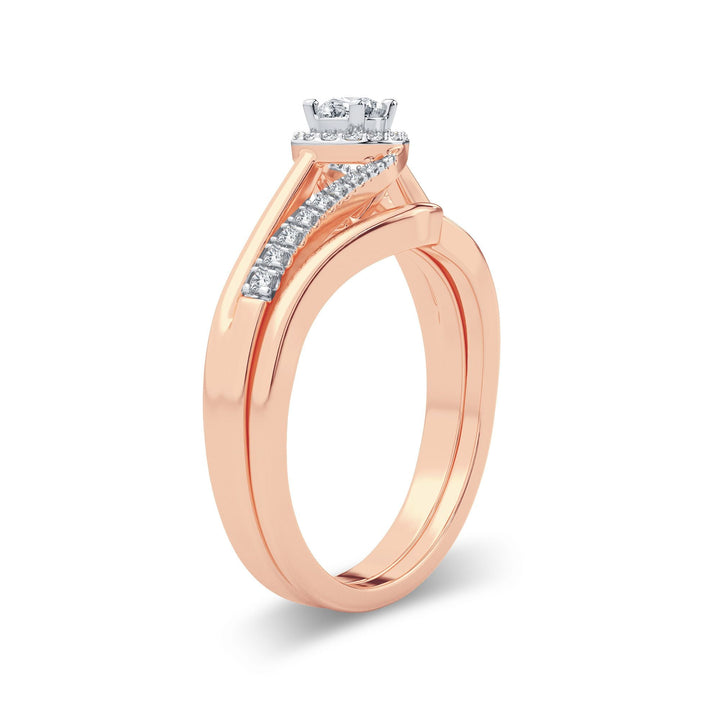 14K 0.25CT Diamond Bridal Ring