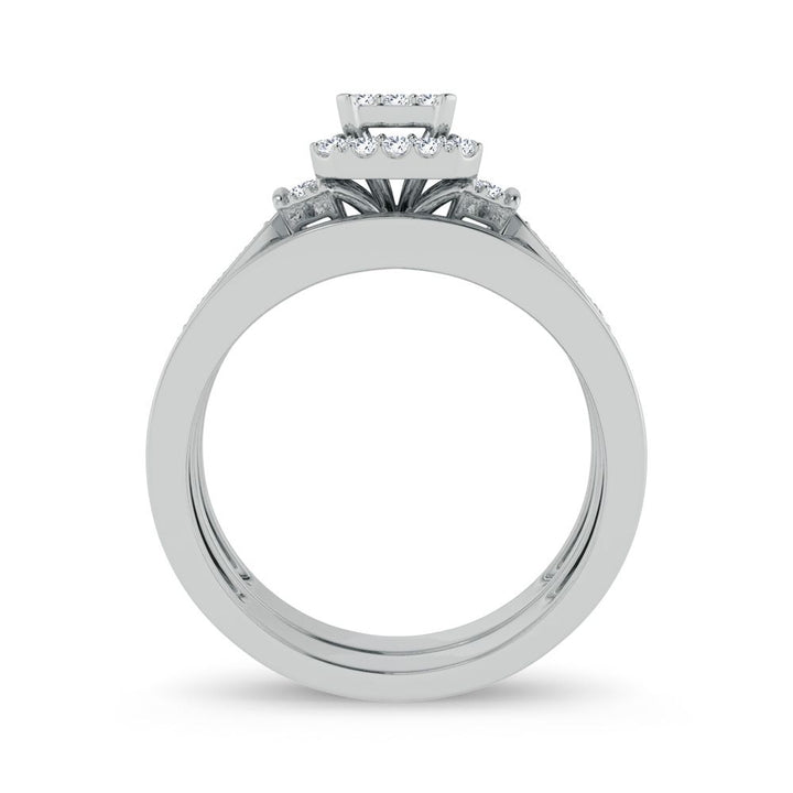 14K 0.50ct Diamond Bridal Ring