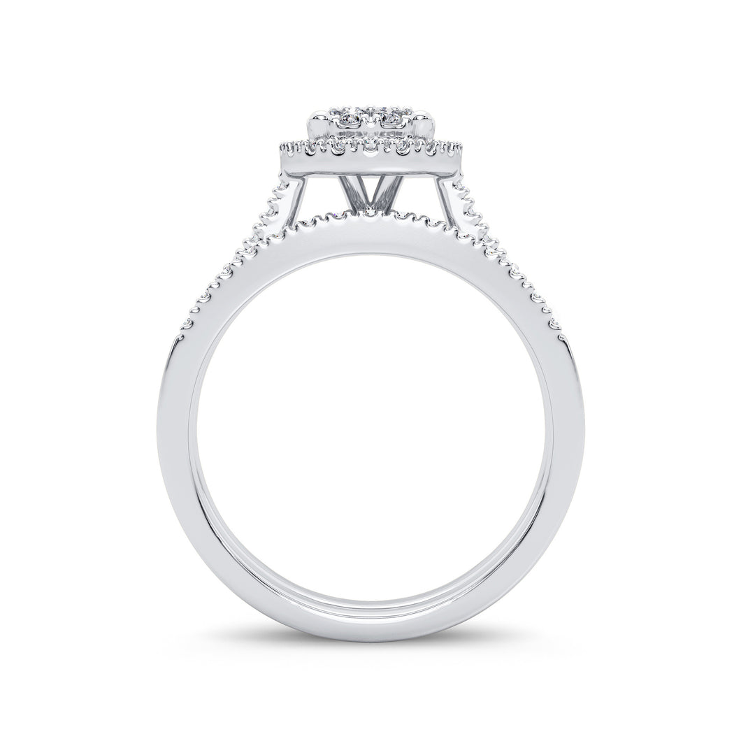 14K 0.62CT DIAMOND BRIDAL RING