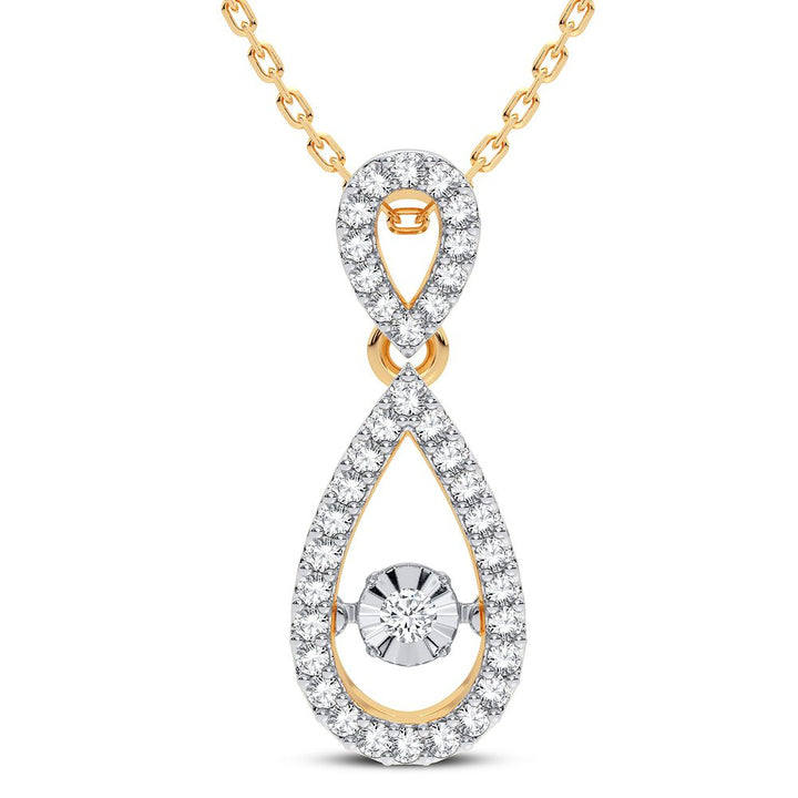 14K 0.20CT DIAMOND PENDANT