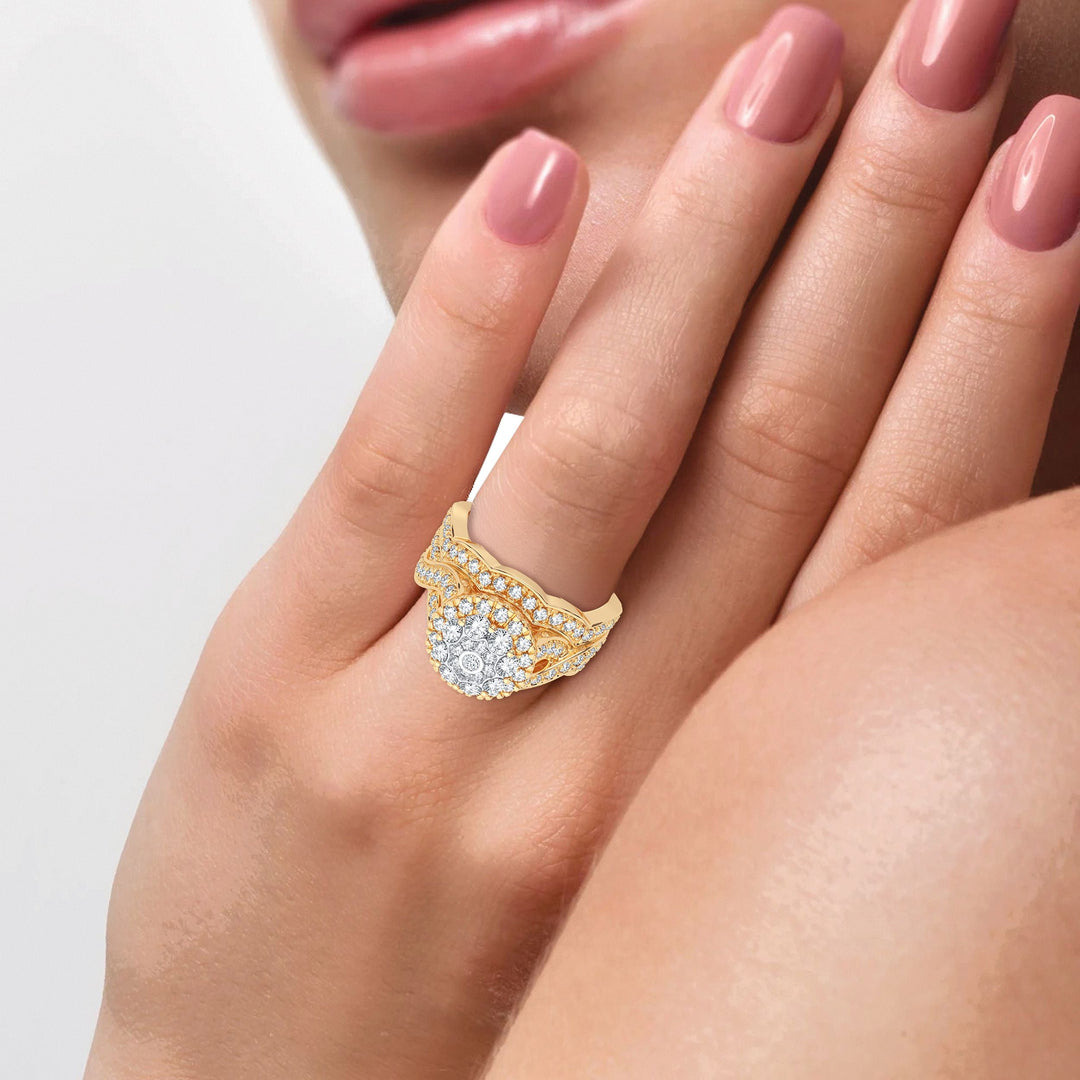 14K 1.25CT Diamond Bridal Ring