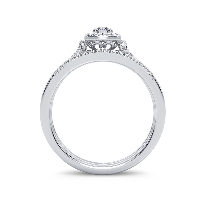 14K 0.33CT Diamond Bridal Ring