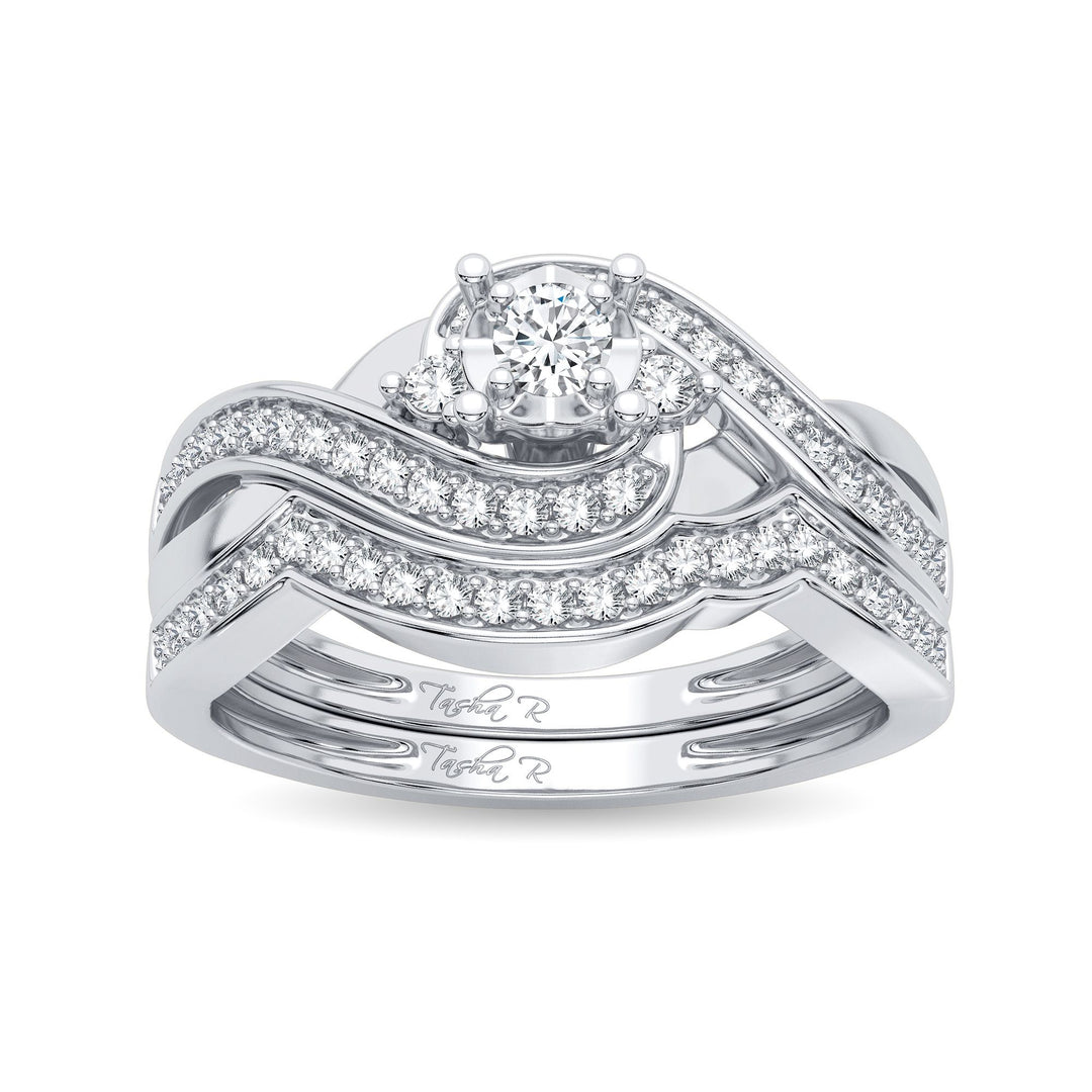 14K 0.33CT Diamond Bridal Ring