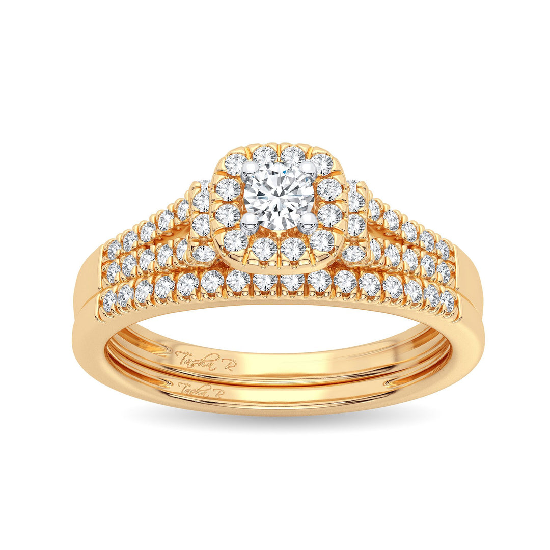 14K 0.33CT Diamond Bridal Ring
