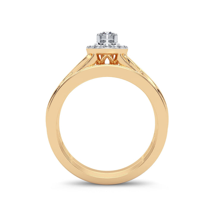 14K 0.54CT Diamond Bridal Ring