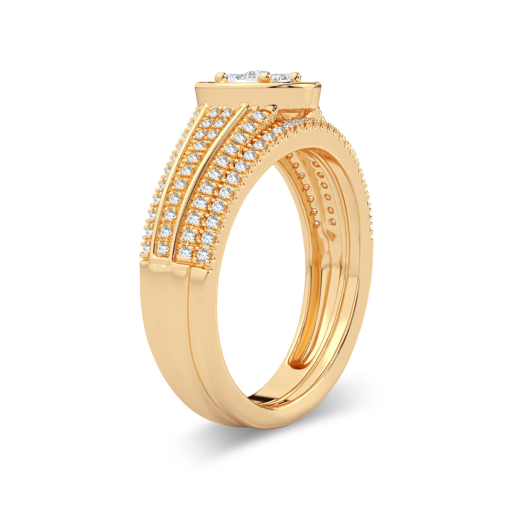 14K 0.38CT DIAMOND BRIDAL RING