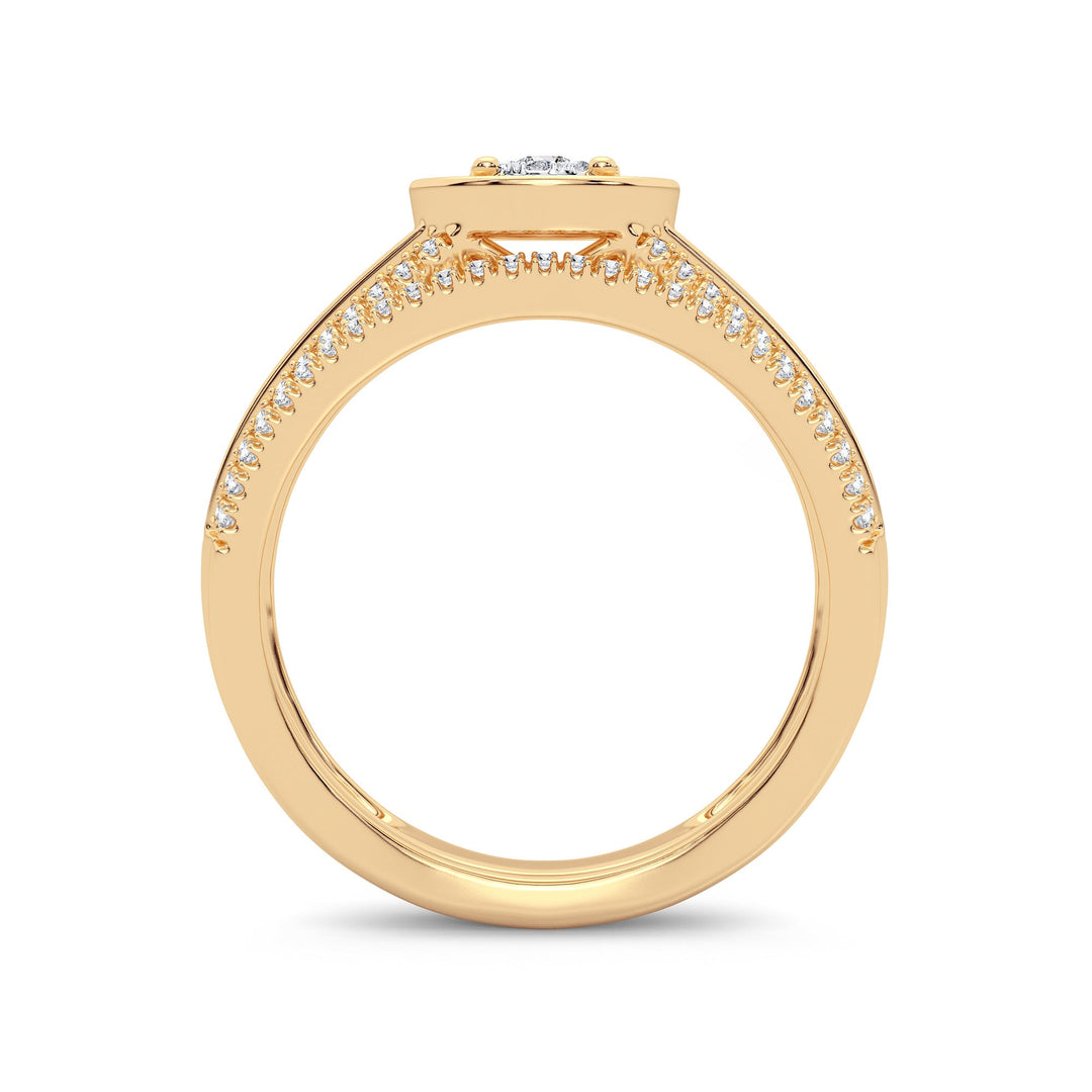 14K 0.38CT DIAMOND BRIDAL RING