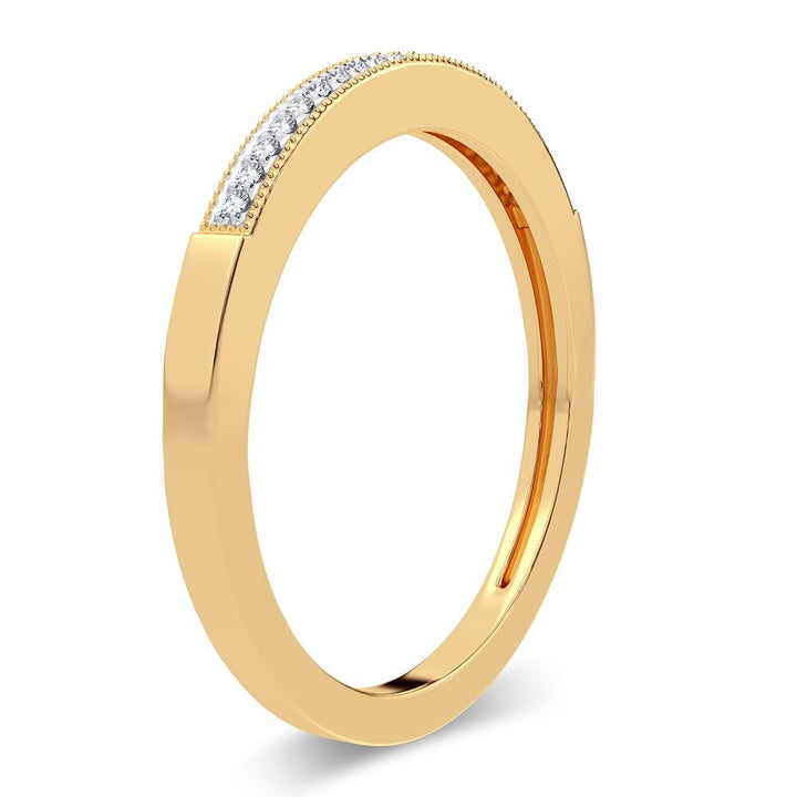 14K 0.05CT Diamond Band