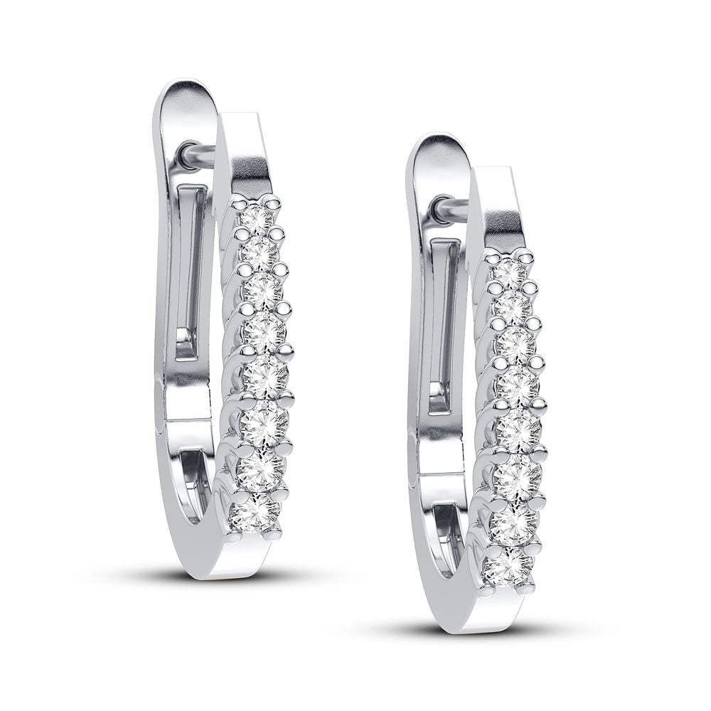 10K 0.25CT Diamond Earring