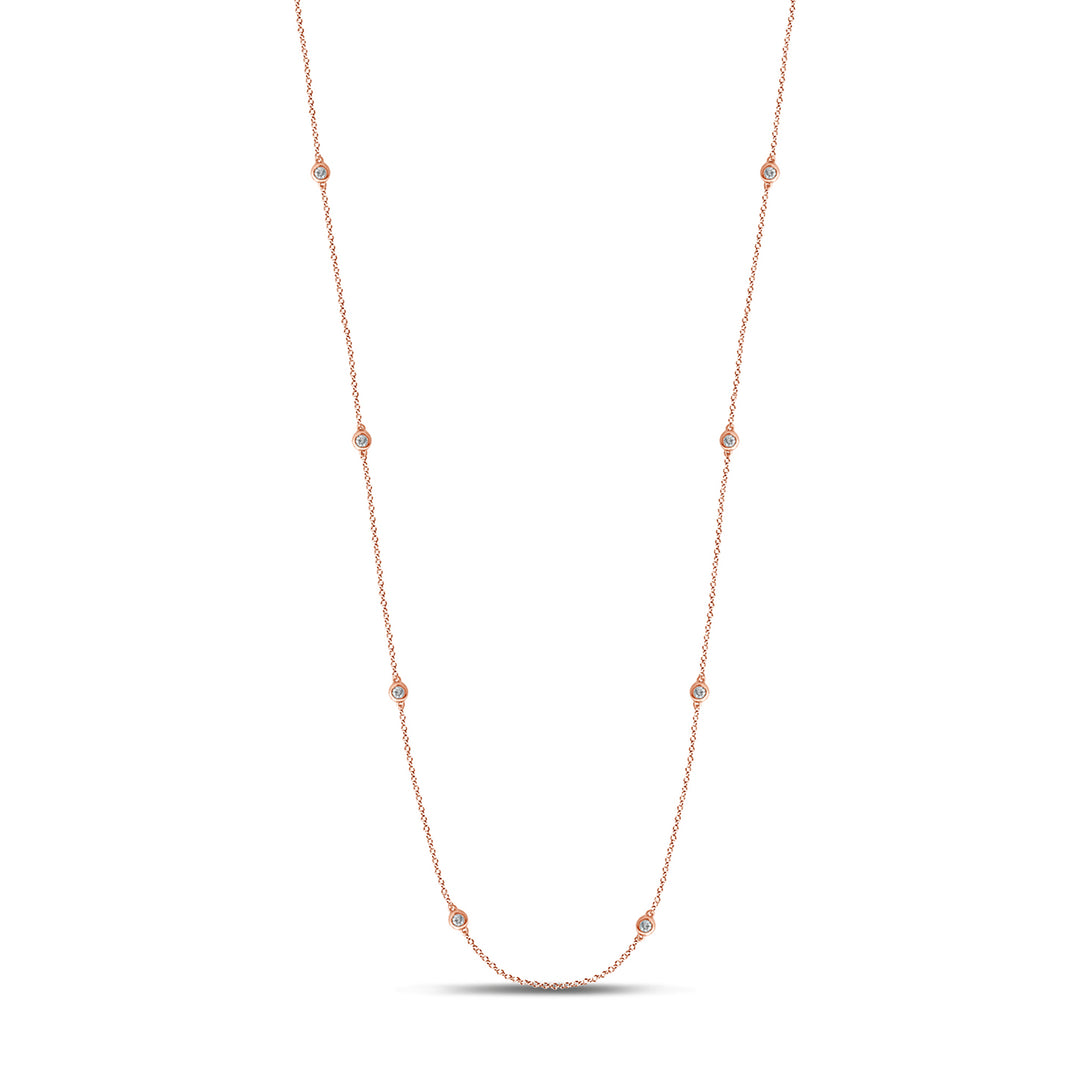 14K 0.72CT Diamond CHAIN