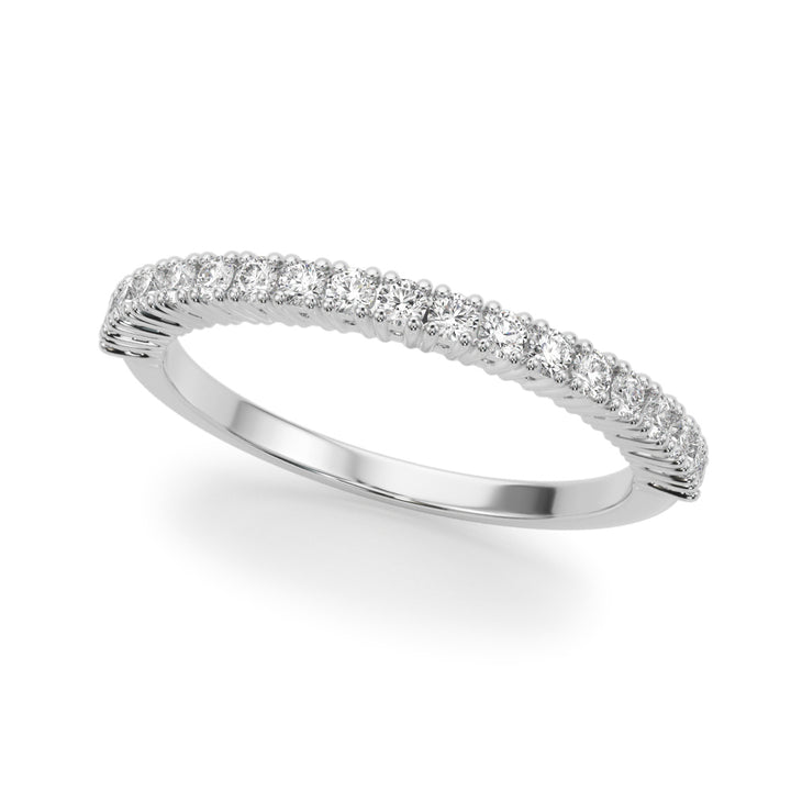 White Platinum 15-Diamond Wedding Ring