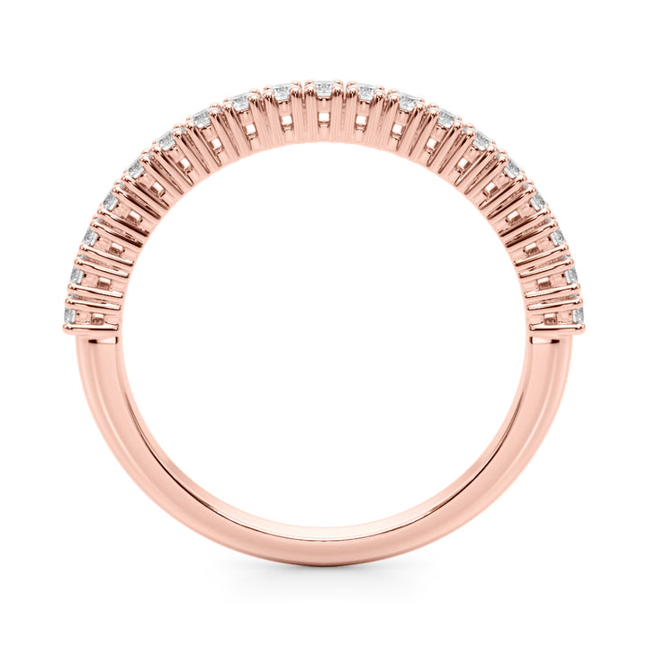 Rose Gold Lab Diamond Wedding Ring