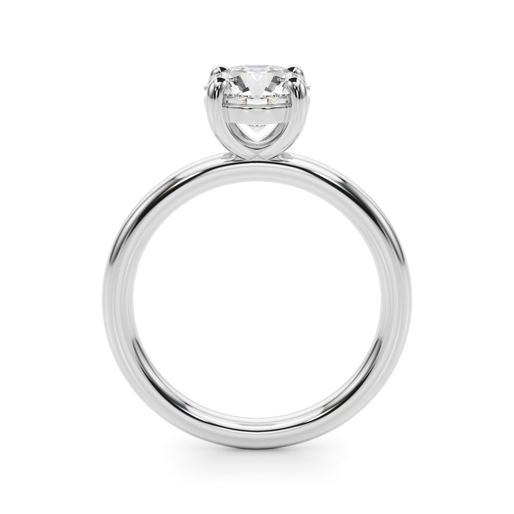 1 CT Lab Diamond 18K White Gold Solitaire