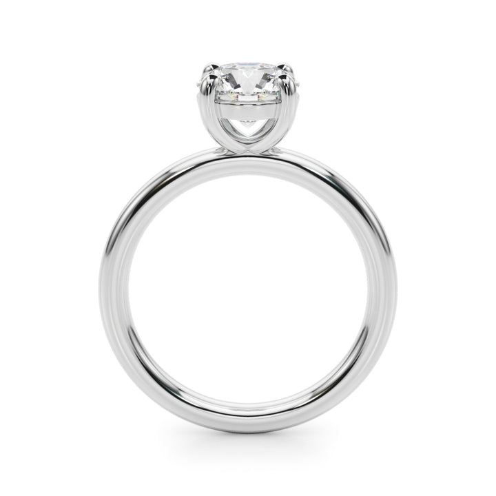 1 CT Lab Diamond 18K White Gold Solitaire