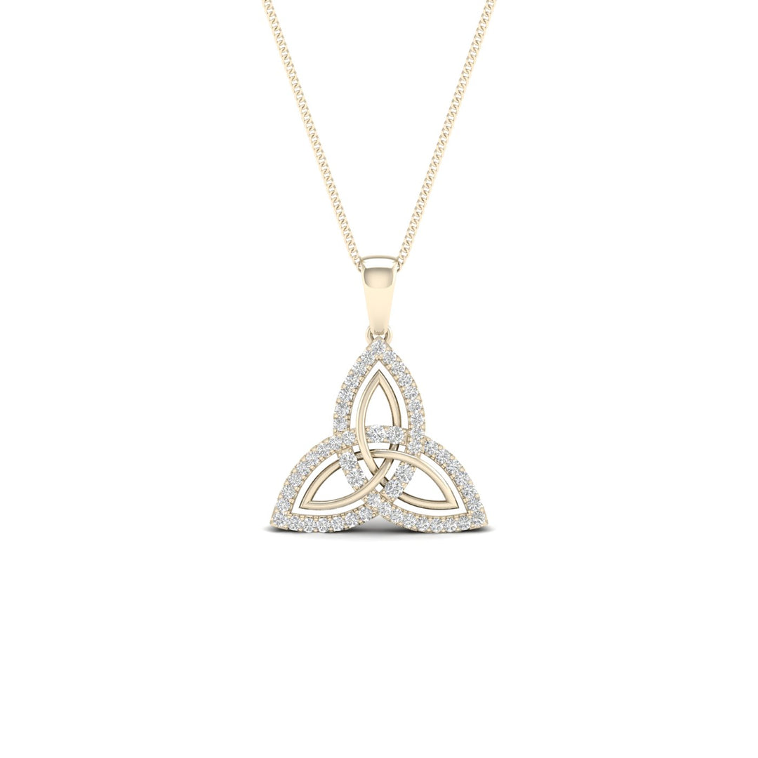 10K 0.15CT Diamond Pendant