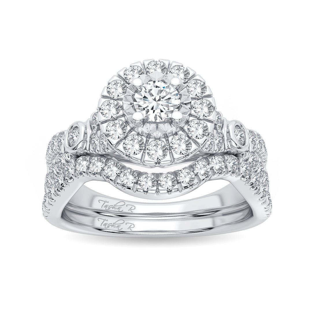 14K 1.00CT Diamond Bridal Ring