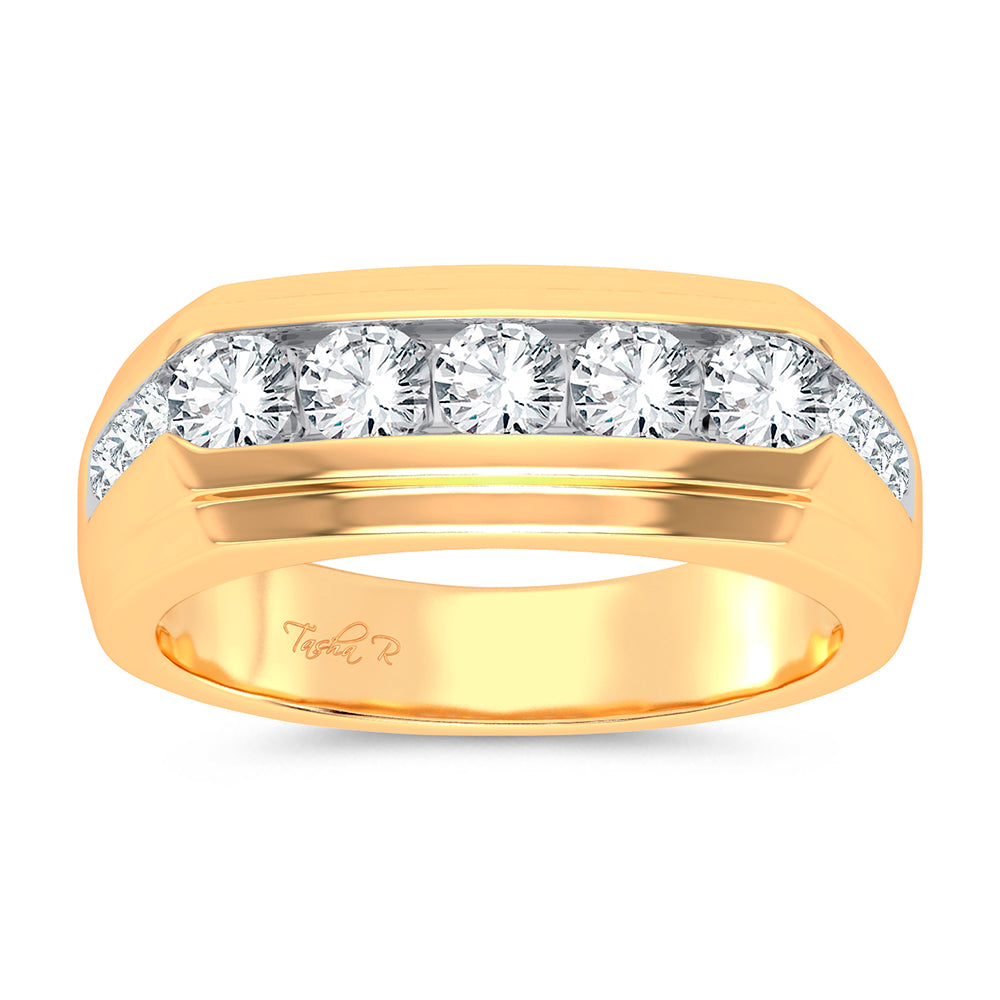 14K 1.00CT DIAMOND MEN'S RING