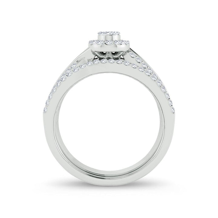 14K 0.50ct Diamond Bridal Ring