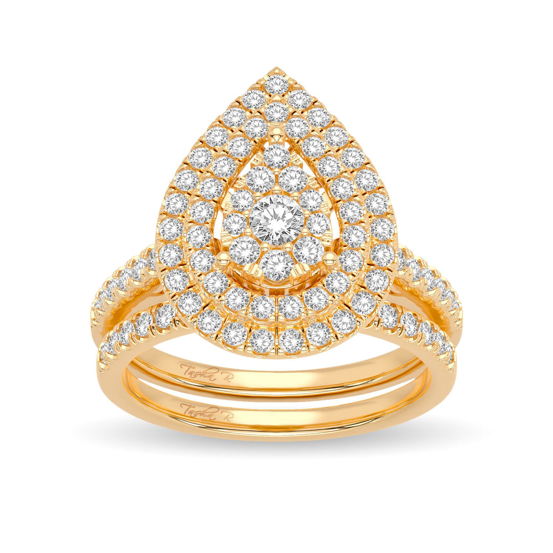 14K 1.00ct Diamond Bridal Ring