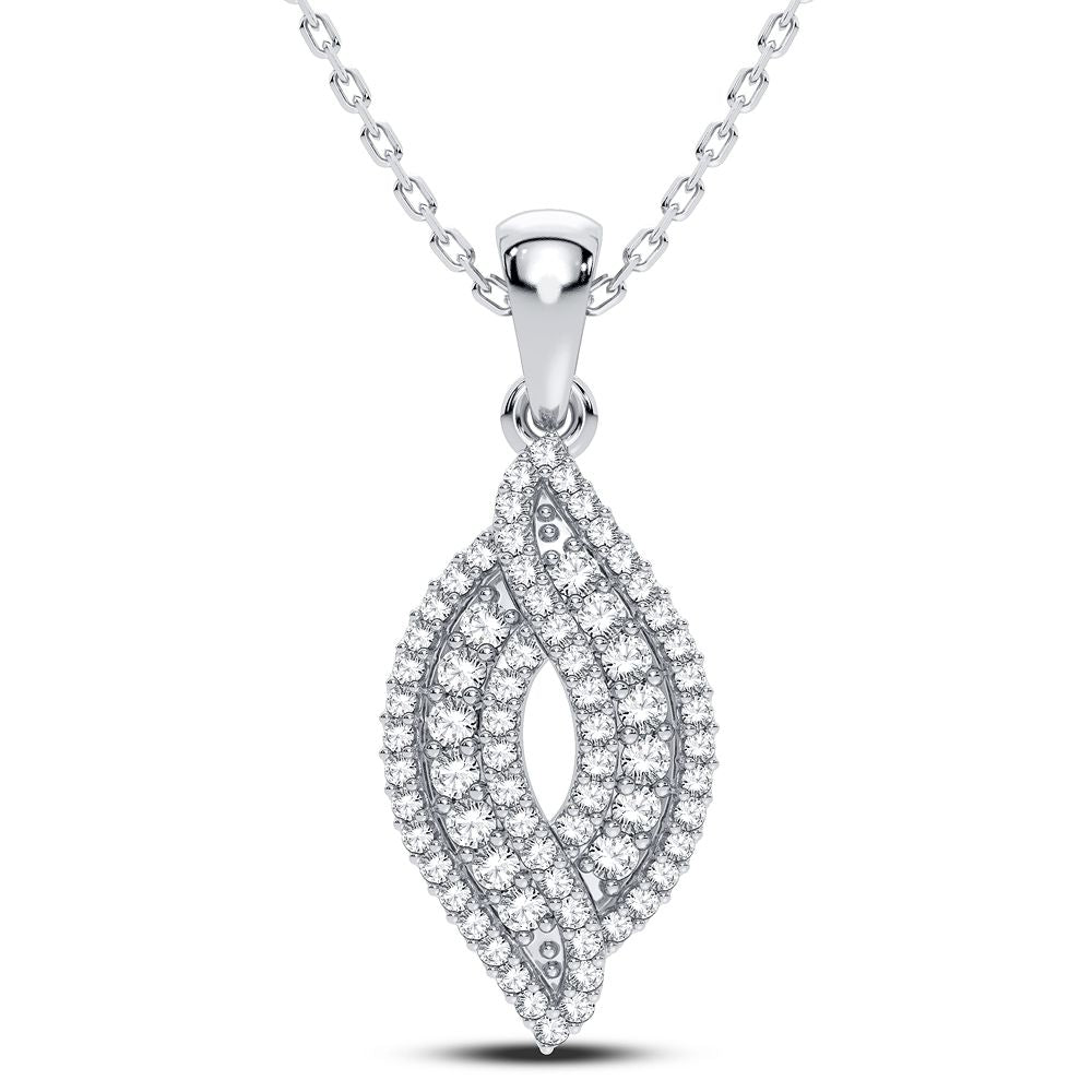 14K 0.33CT DIAMOND PENDANT